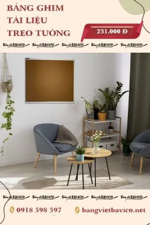 BẢng Ghim TÀi LiỆu Treo TƯỜng 2 400x600