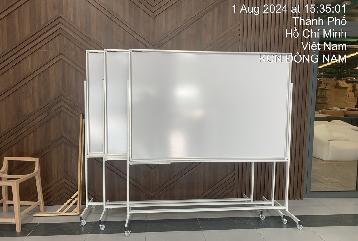 Bảng trắng di động chân chữ T