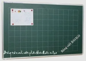 Bảng viết cho bé - bảng từ ô ly học tiểu học KT 0,8x1,2m (khác kích thước)
