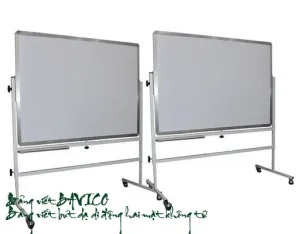 Bảng viết bút dạ di động 2 mặt không từ KT 80x120cm