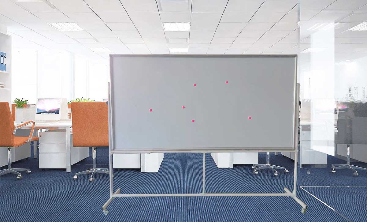 bảng trắng viết bút lông có chân chữ T văn phòng