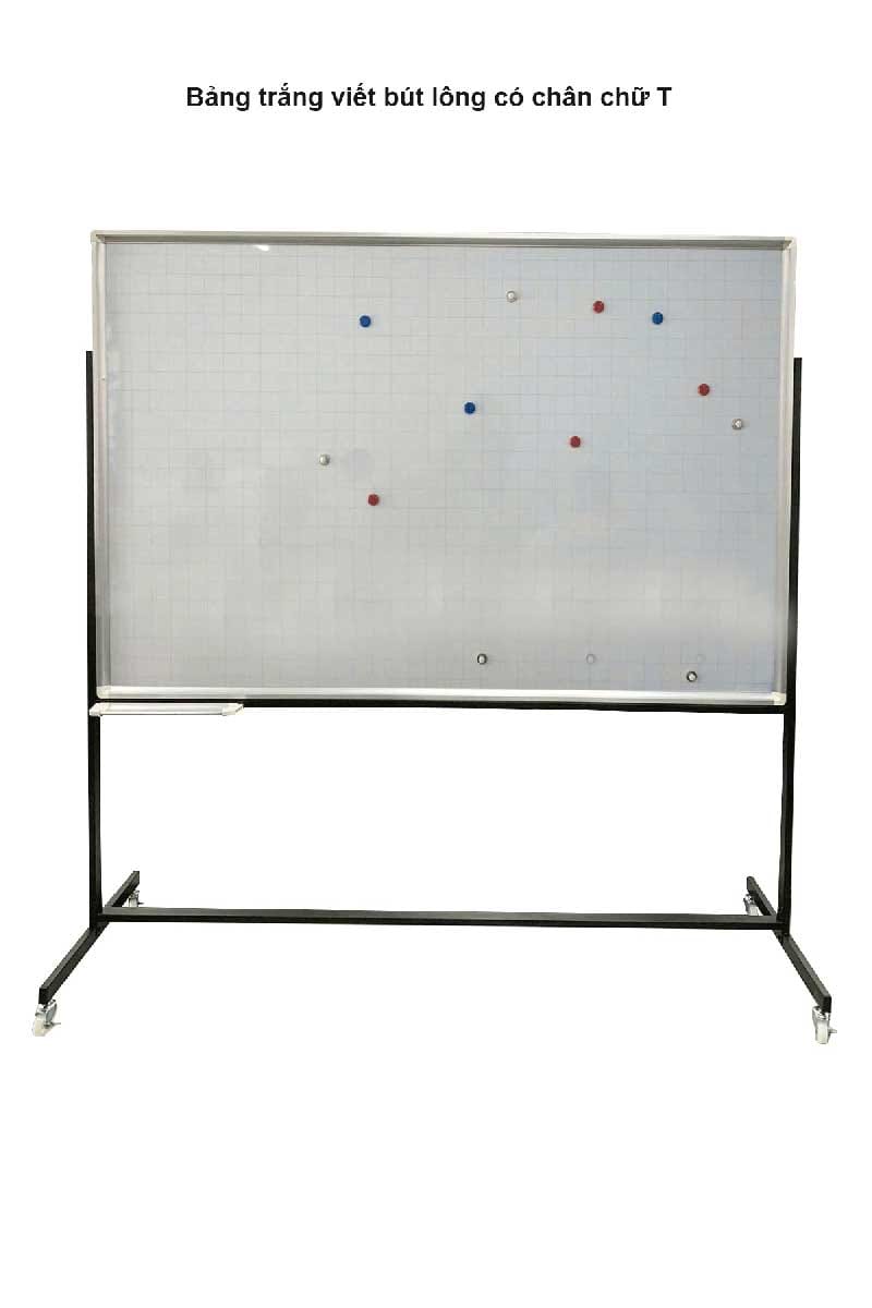 Bảng trắng viết bút lông có chân chữ T