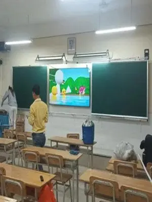 Bảng trượt ngang 2 cánh