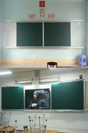 bảng trượt ngang 2 tấm