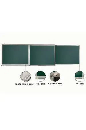bảng trượt ngang 3 cánh