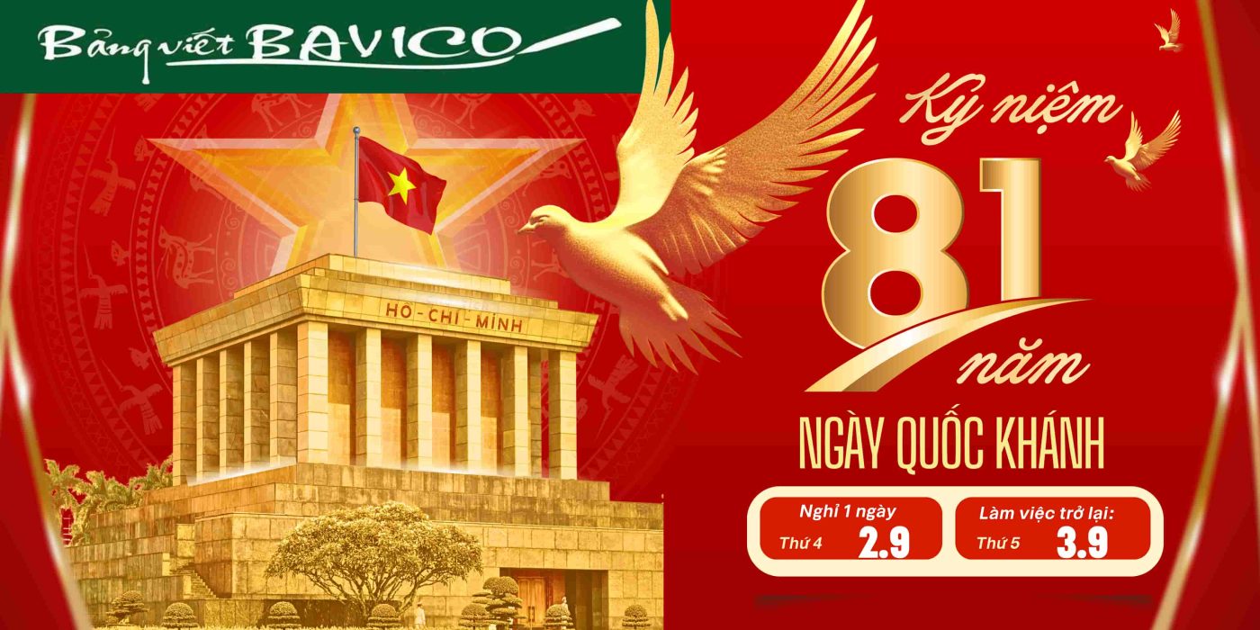 Do Vang Don gian Thong Bao Nghi Le Loi Chuc Mung Ngay Quoc Khanh Viet Nam 29 304 15 Banner